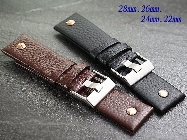 Genuine Leather Band Strap bracelet (FITS) DIESEL DADDY 28mm Genuine Leather Band Strap bracelet (FITS) DIESEL DADDY 28mm
