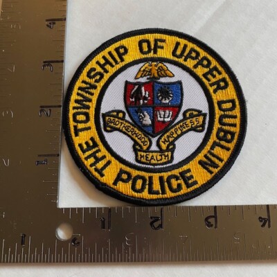 Township Upper Dublin Pennsylvania PA Police Shoulder Patch 3-3/4 ...