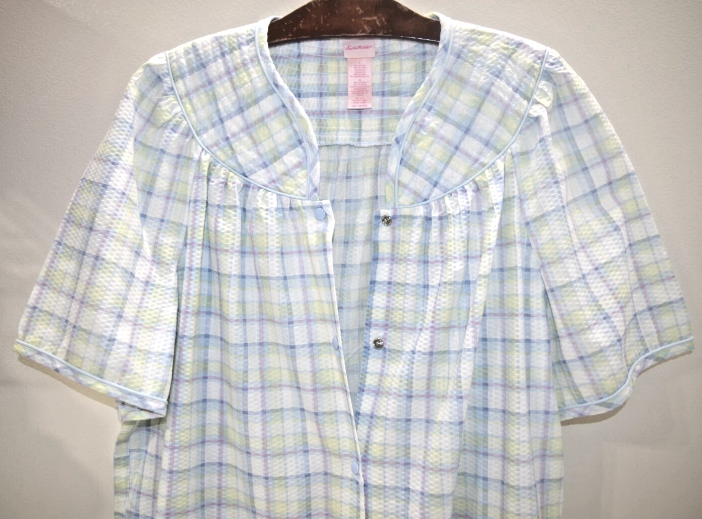 UNDERCOVER Abito C23 NUOVO SECRET TREASURES Seersucker pastello a quadri snap lounge L estate