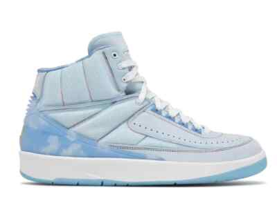Air Jordan 2 Men's Blue White Glow -Nike Retro -J Balvin -DQ7691 419 / FAST & SA