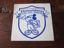 AUTOCOLLANT MICKEY DONALDSON  DISNEY