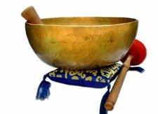 11" Master Healing Tibetan Singing bowl, Meditation, Handmade,Including Cushion