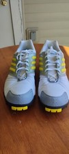 Adidas Track and Field Shoes Grey White Mens Size 14