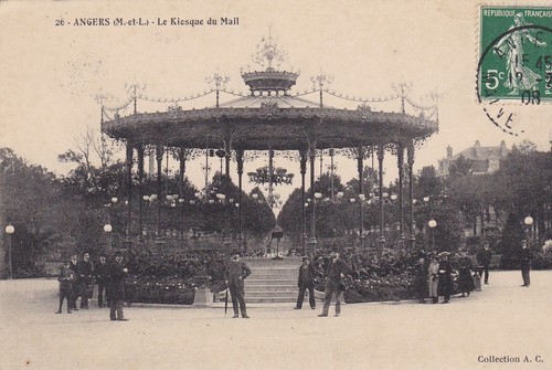 CPA 91 ORSAY / LA GARE / cpa toilée