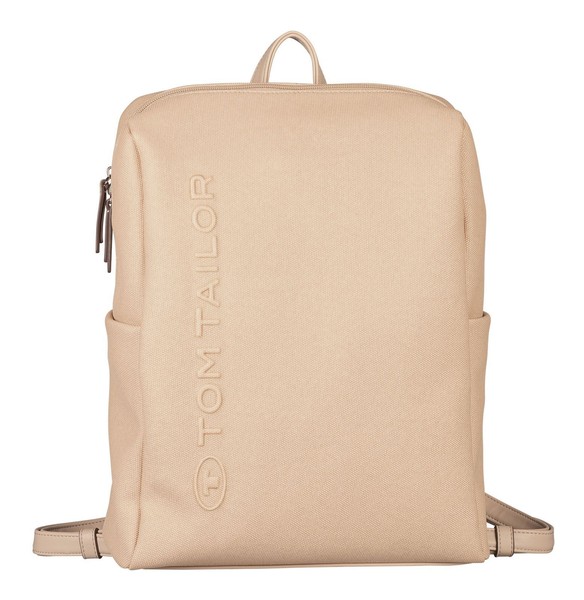 Tom Tailor Rosa Backpack M Rucksack Freizeitrucksack Rucksack Beige Beige Neu-image