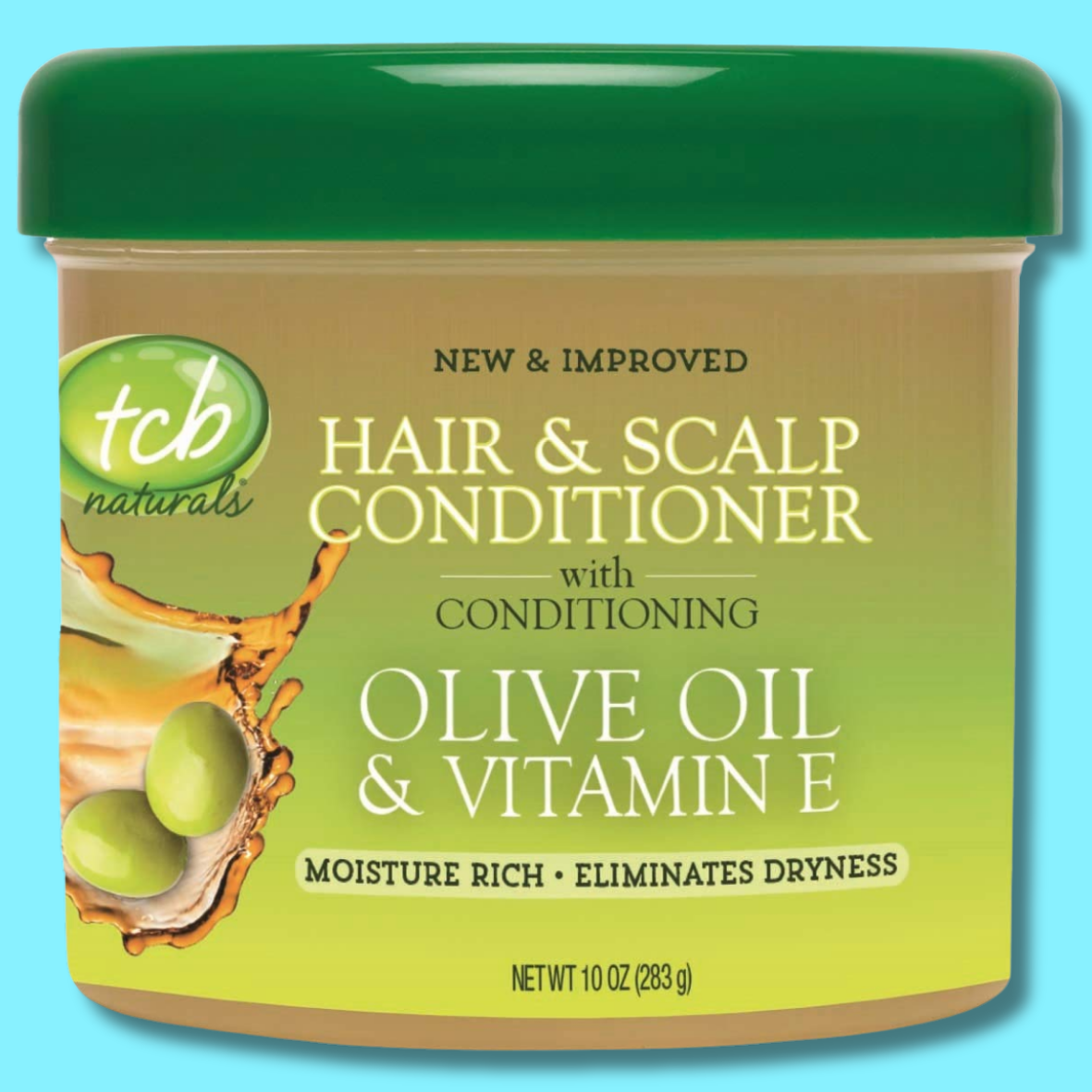 Naturals Conditioner Hair & Scalp Olive Oil & Vitamin-E Jar, Dry Hair,10oz..