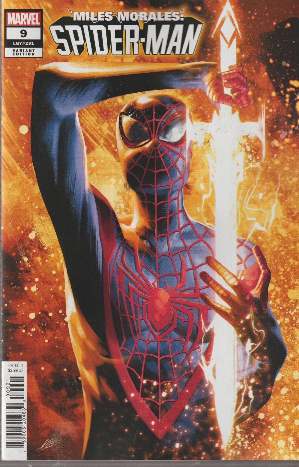 MARVEL COMICS MILES MORALES SPIDERMAN #9 OCTOBER 2023 VARIANT 1ST PRINT NM
