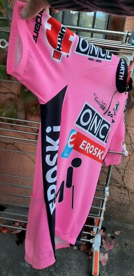 Maillot cycliste ONCE Giordana centenaire tour 2003 Jersey Vintage Homme - XXL