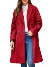 Grace Karin Women Notched Collar Winter Fall Warm Wool Blend Casual Classic Uk
