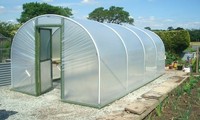 Polytunnel 10ft wide (3.05m) – Poly Tunnel Greenhouse - Fully Galvanised Frame