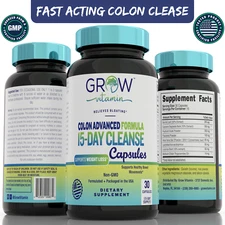 #1 COLON CLEANSE -  FAST Cleanse to Support Detox, Weight Loss & Energy - NEW