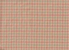 HALF YARD OF UNBRANDED PLAID FROM OLD MILL.