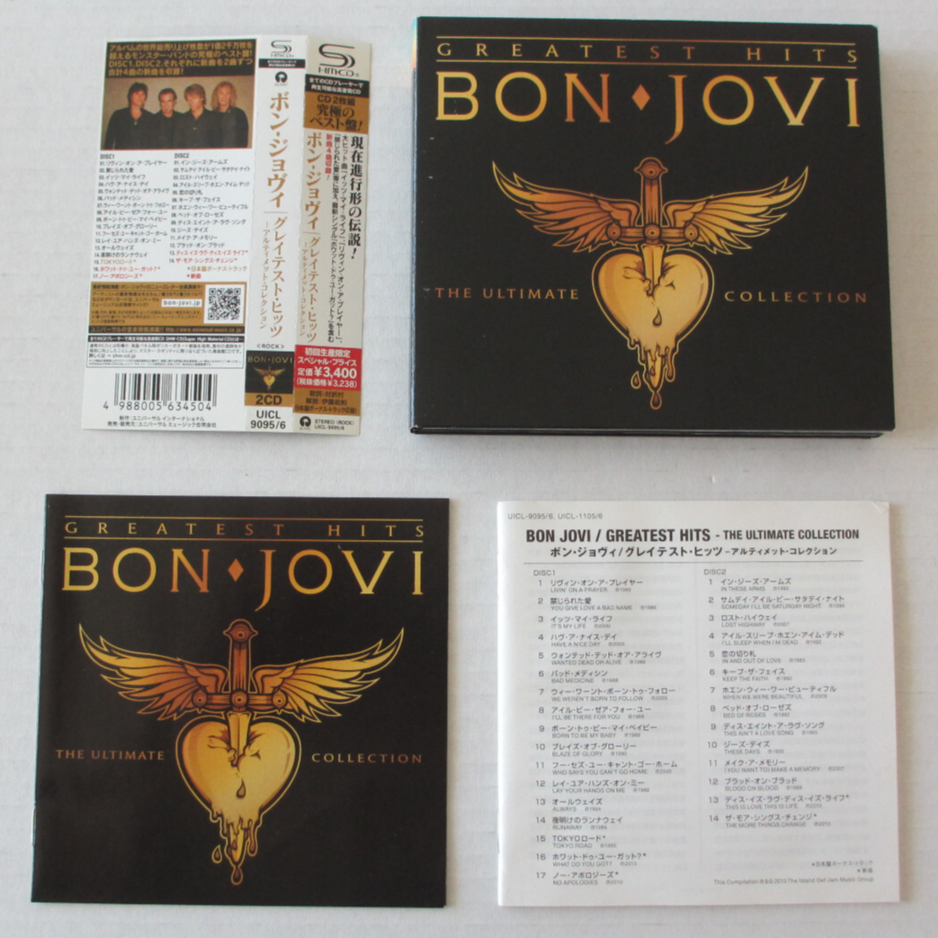 BON JOVI- GREATEST HITS THE ULTIMATE COLLECTION 2xSHM-CD JAPAN