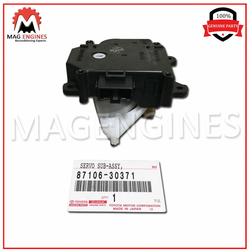 87106-30371 GENUINO OEM CONTROL DE CLIMA AMORTIGUADOR SERVO 8710630371 Foto 3 de 4