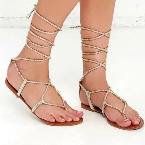 🌻Steve Madden Werkit Gold Leather Wrap Gladiator Sandals Size 11 {EUC} |  eBay