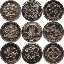  Brilliant Uncirculated BU £1 One Pound Coin 1983 - 2022 Date Choices ROYAL MINT