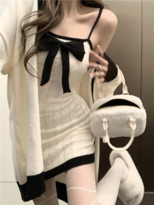 zara knit striped dress ZARA. Black striped knit dress Ts – Hibuy market