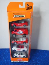 Vintage Matchbox 1998 Coca Cola Coke 5 Pack Gift Collection