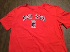Boston Red Sox MLB Baseball Boys Red T-Shirt Size Youth XL 14/16