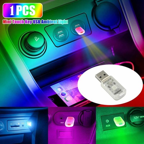 2025 LED USB Car Interior Light Neon Atmosphere Ambient I3A7 Accessories K1W5