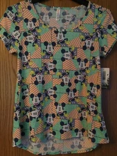 Mickey Mouse - Multicolor With Multiple Mickey Images - Ladies/Disney/NWT/S/Poly
