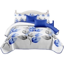 Deluxe floral deep pocket King 6pc bed sheet ultra soft microfiber comfortable