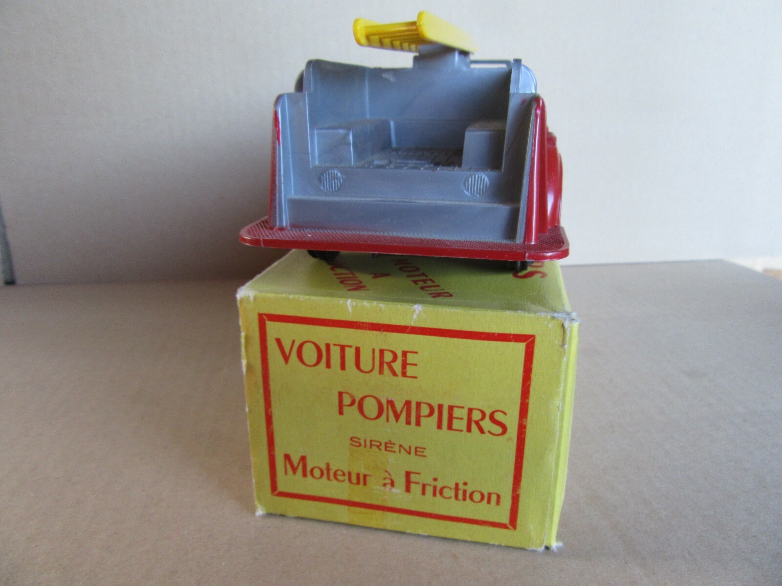 174 Vintage Marx Toys USA Plastique American Lafrance Pompiers L 24 cm