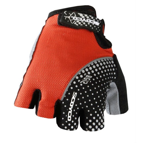 Cycling Gloves Bicycle Bike Half Fingers Gloves Anti Skid Silicone Scoyco BG12 - Picture 9 of 10