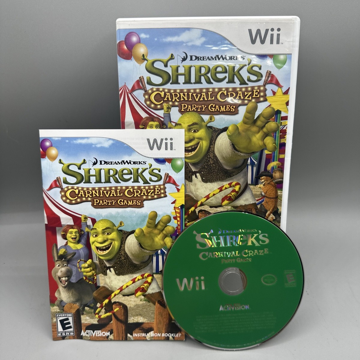 Wiiゲーム Shrek's Carnival Craze Party Games - Nintendo Wii Game 47875757073