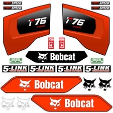 Decal Kit fits Bobcat T76 Track 5 Skid Steer T-76 Loader Parts Sticker 7yr Vinyl