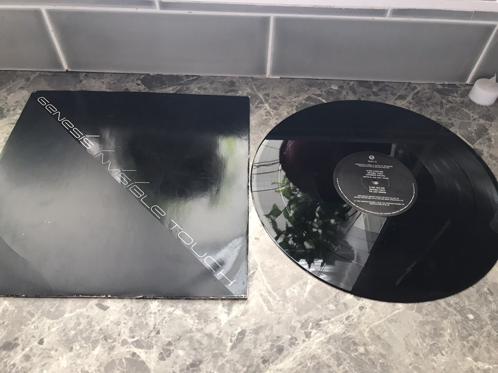 Genesis Invisible Touch UK 12"" vinyl single record (Maxi) GENS1-12 VIRGIN 1986