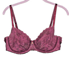 (73) Rozmiar 34 D FIOLETOWE WINO SOMA AMOROUS Pełne krycie Biustonosz Doskonały stan