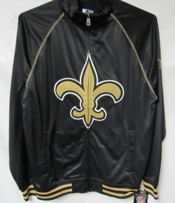 New Orleans Saints Mens Big & Tall MT or LT Full Zip Track Jacket B1 108