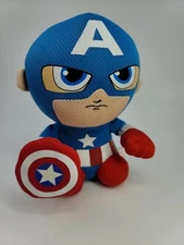 Captain America Marvel Plush Toy TY Beanie Babies 6" No Swing Tag