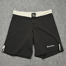 Sanabul Shorts Mens 38 Black MMA Boxing Martial Arts Fitness Workout