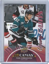 2021-22 Upper Deck Canvas #C118 Ivan Chekhovich Young Guns Rookie Card 