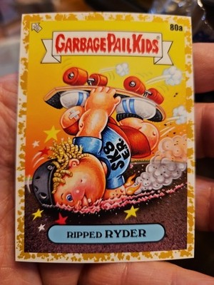 2024 Topps Garbage Pail Kids At Play #80 RIPPED RYDER Gold Parallel /50