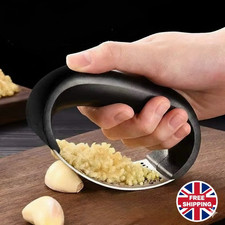 Stainless Steel Garlic Press Crusher Manual Garlic Mincer Kitchen Tool