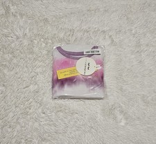 Little Sleepies PINK COSMIC MIST Tie Dye Two Piece Pajamas SIZE 7/8 NIB NEW