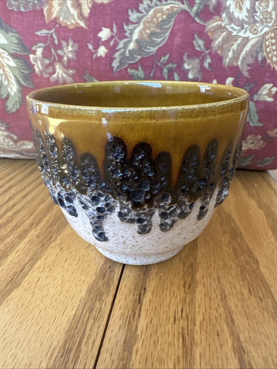 fatlava 花器 Rare Bay Keramik Fat Lava Flower Planter | Mid-Century West German