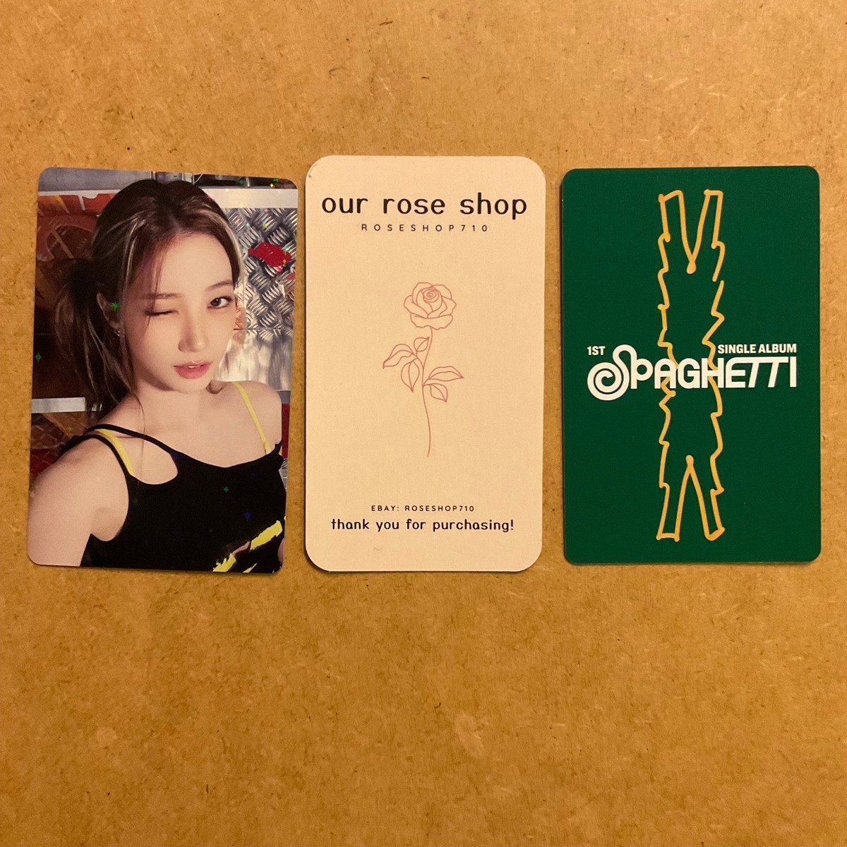 LE SSERAFIM Spaghetti 1st Single Album Weverse JP Holo Official