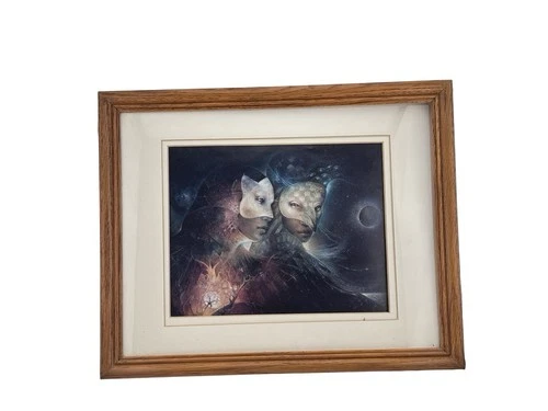 Framed Art Print From Calendar By Susan Seddon Boulet Native American 12 X 18”