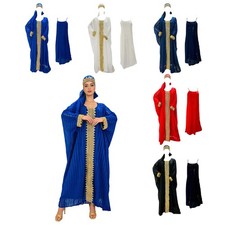 Women Dancewear Halloween Muslim Islamic Outfit Clubwear Dress Lyrical Gown