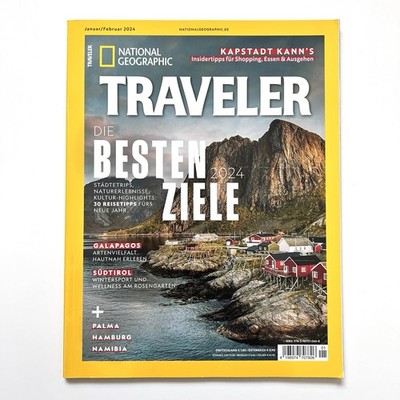 NATIONAL GEOGRAPHIC TRAVELER - Januar/Februar 2024 - Reise Magazin Zeitschrift