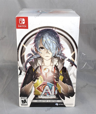 AI The Somnium Files NirvanA Initiative Collector's Edition NS Front Wrap Tear