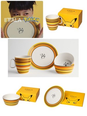 Iittala x Pokémon Oligo Bowl, mug, plates