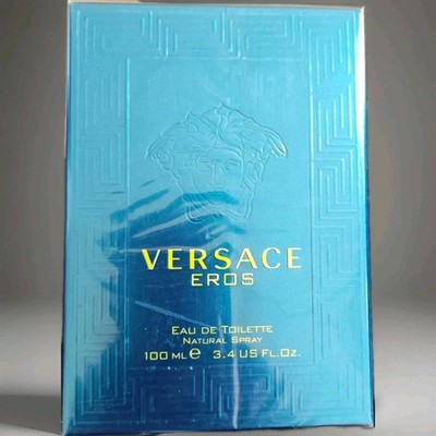 Versace Eros for Men 3.4 oz/100ml Eau de Toilette Spray. New In Sealed Box.View 