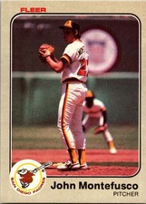 1983 Fleer John Montefusco #367