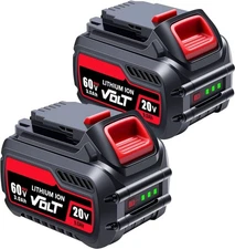 9000mAh 2-Pack for Dewalt 20v/60v Flexvolt Battery with Dewalt 60V Battery DC...