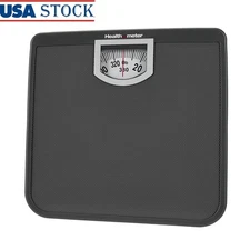 Bathroom Scale Durable Metal Non-Slip Accurate Weight Measurement 330lbs Compact